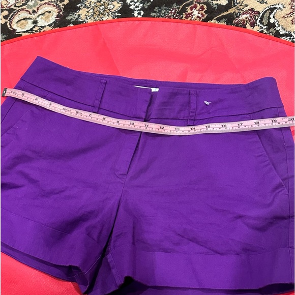 NEW YORK & COMPANY Purple 12 Short Shorts - Picture 5 of 8